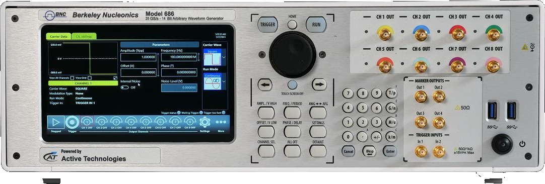 Model 686 front panel