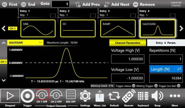 TrueArb analog sequencer interface