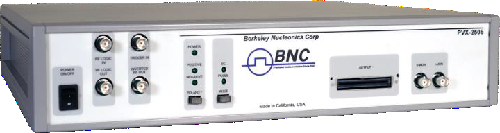 Berkeley Nucleonics PVX-2506 precision pulse generator front panel