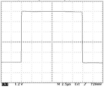 PVX-4130 typical output waveform at 6000 V