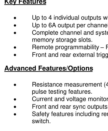 Model 508 product overview
