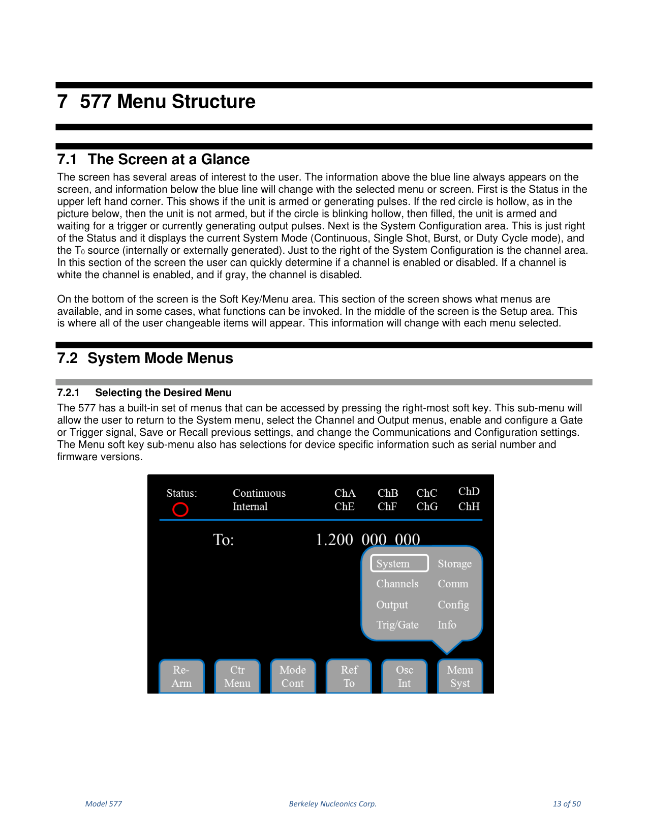 Model 577 user manual page 14