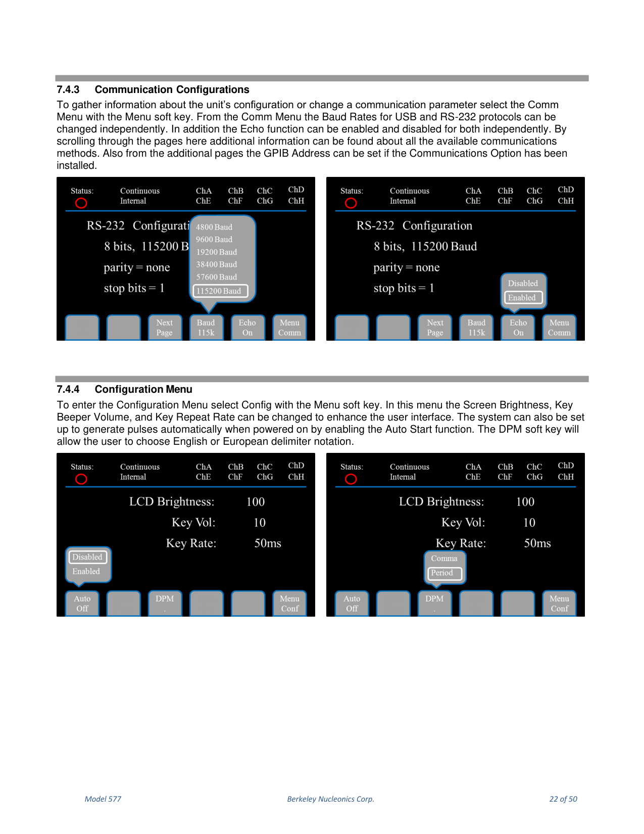 Model 577 user manual page 23