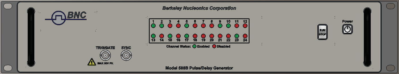 588B 24-channel front panel.
