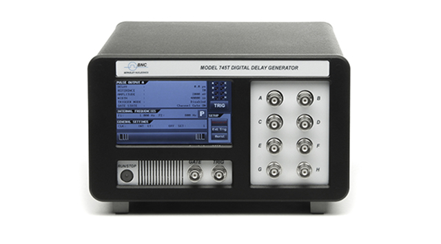 Berkeley Nucleonics Model 745T femtosecond digital delay generator front panel