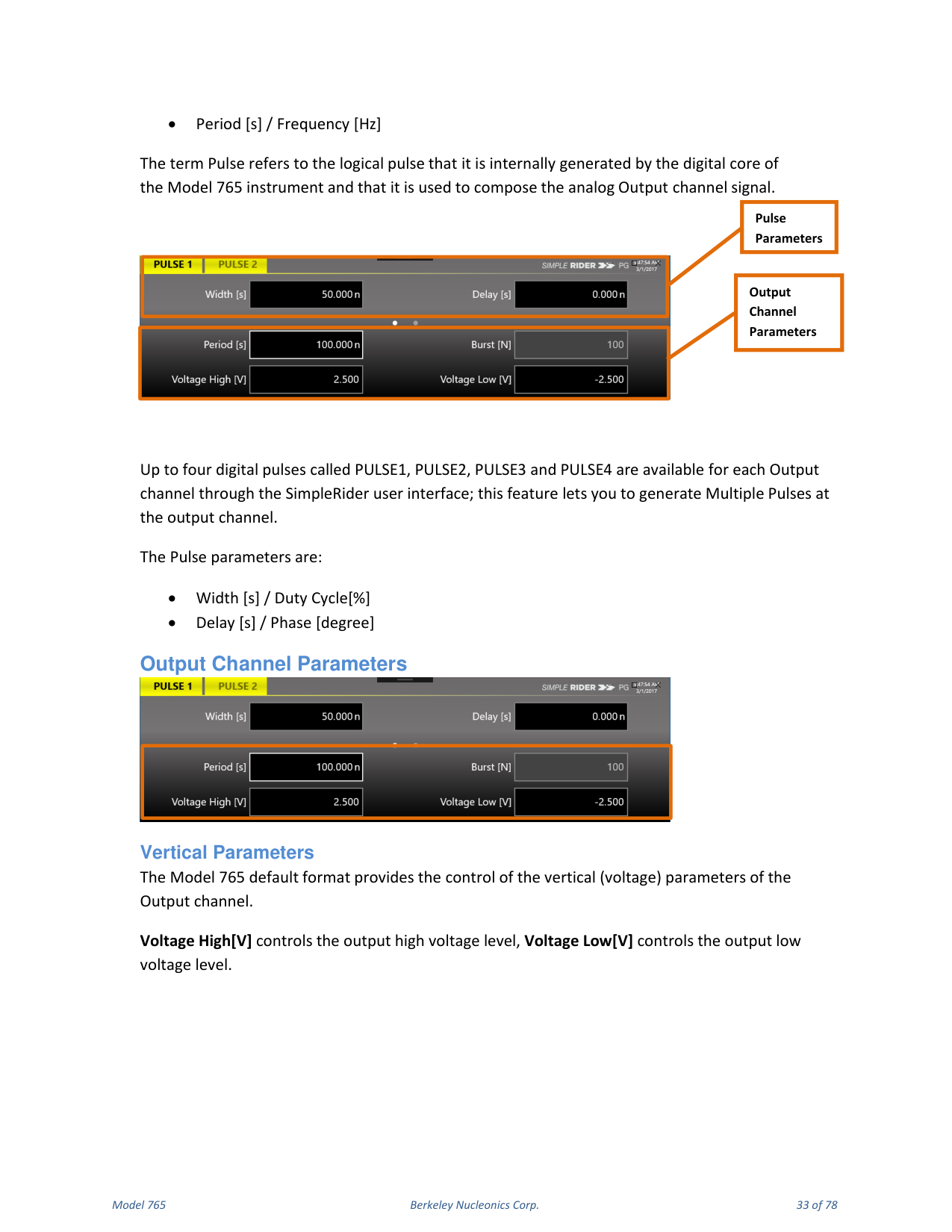 Model 765 user manual page 33
