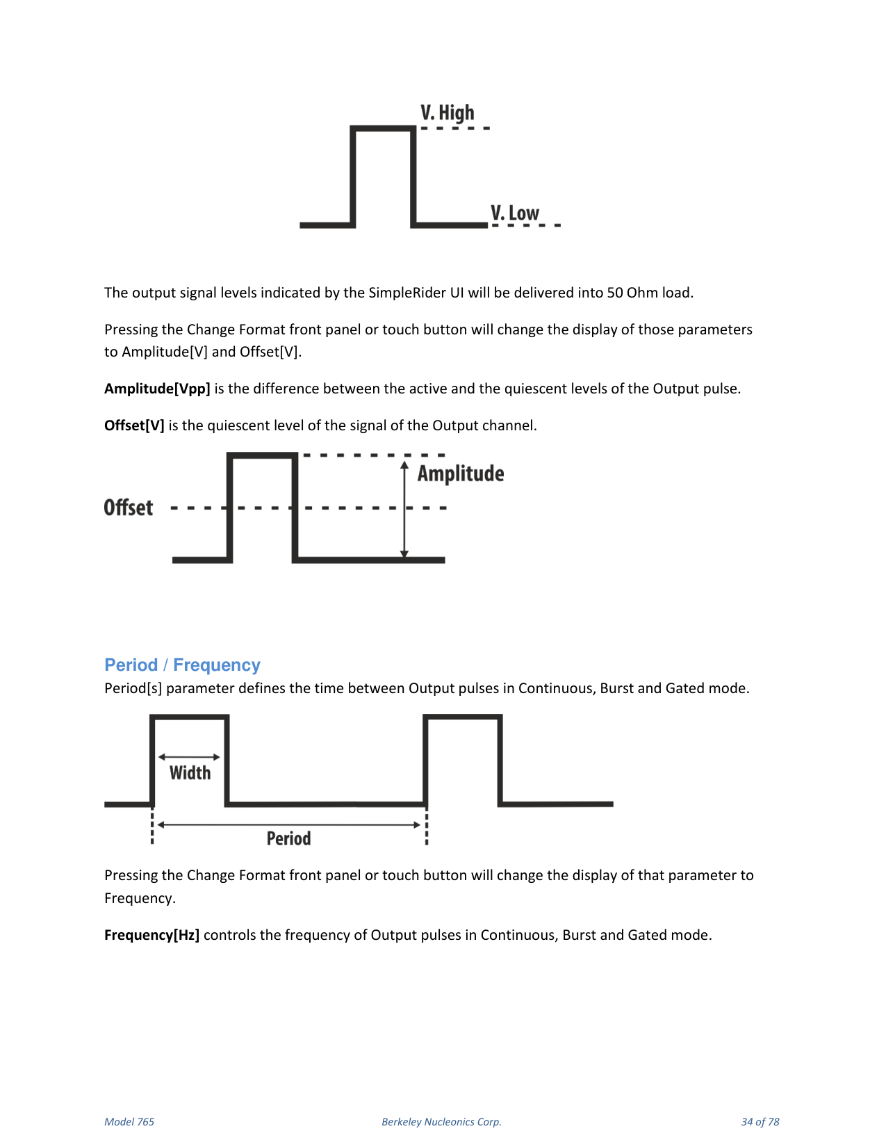 Model 765 user manual page 34