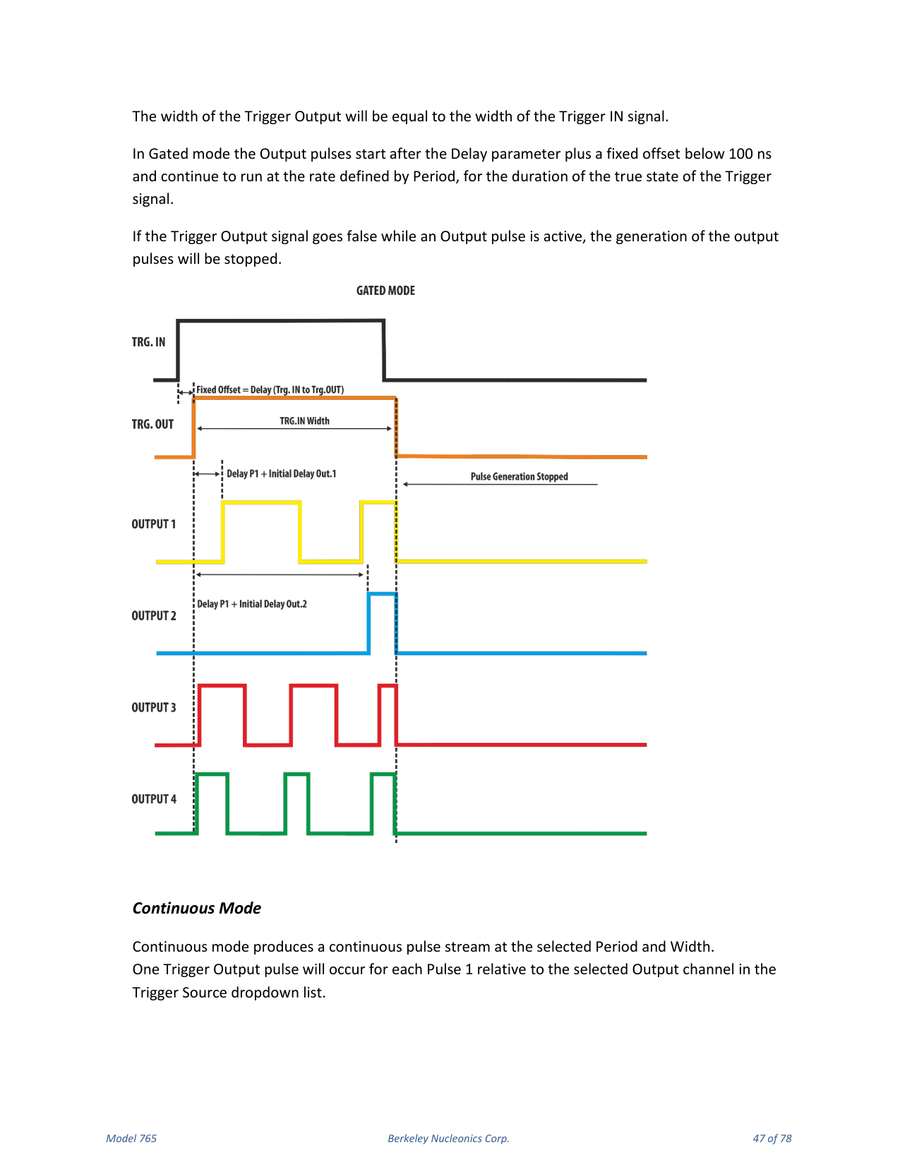Model 765 user manual page 47