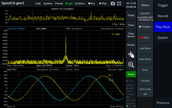Data Record and Playback