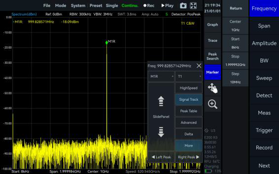 Signal Track in SpecICX-gen3